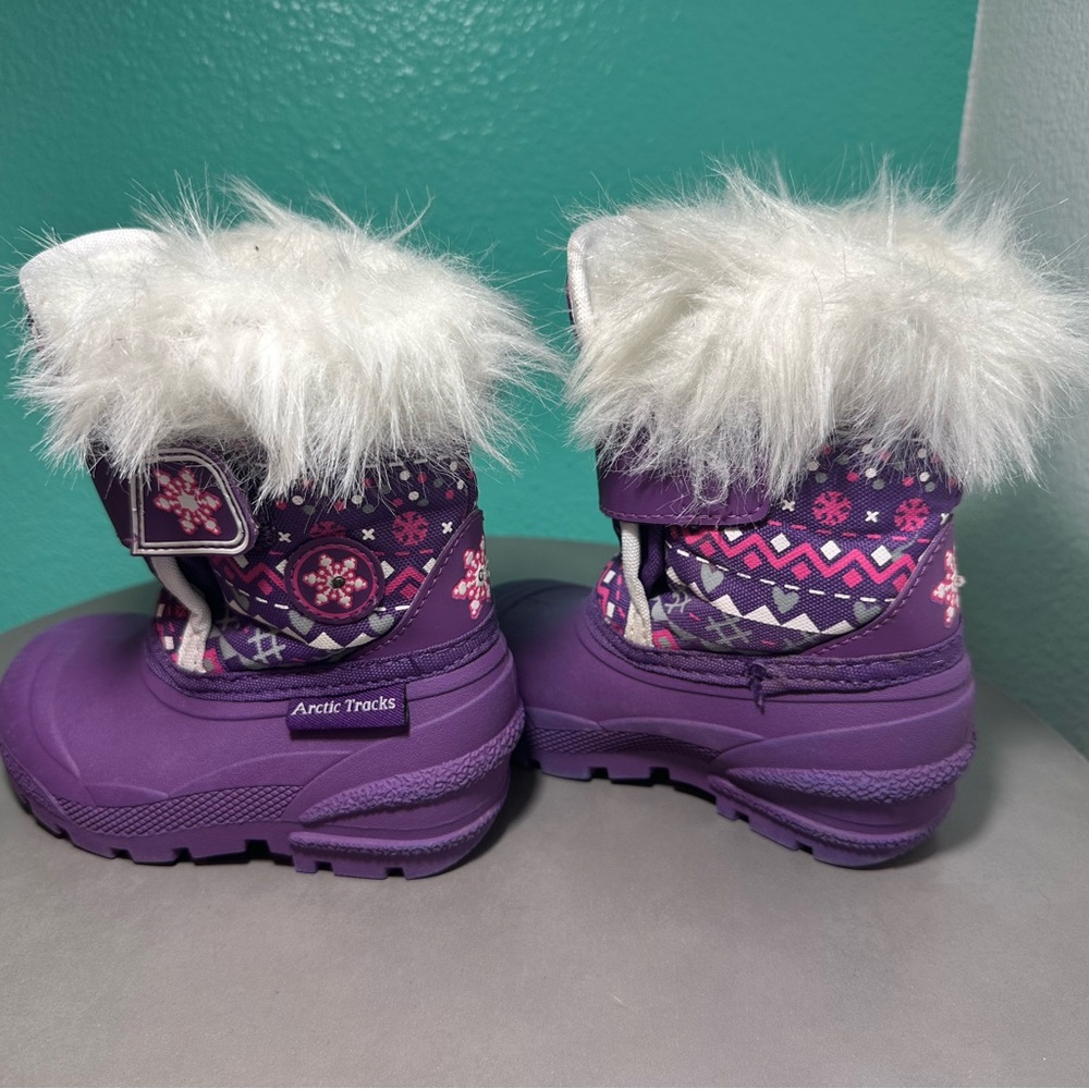 Arctic Tracks Purple Snow Boots